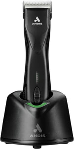 Andis Pulse ZR II detachable blade mechanism view for quick size changes.