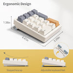 Kisnt KN17 mechanical numpad USB-C detachable cable connection