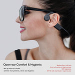 ROPASOMIC wireless sports earphones charging port and controls
