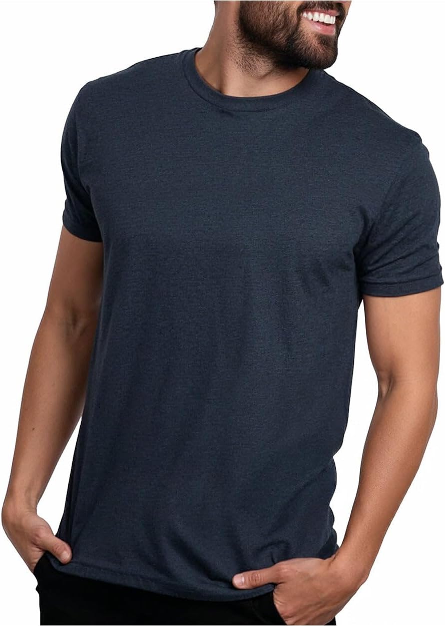 Into The Am men's essential crew neck t-shirt front view