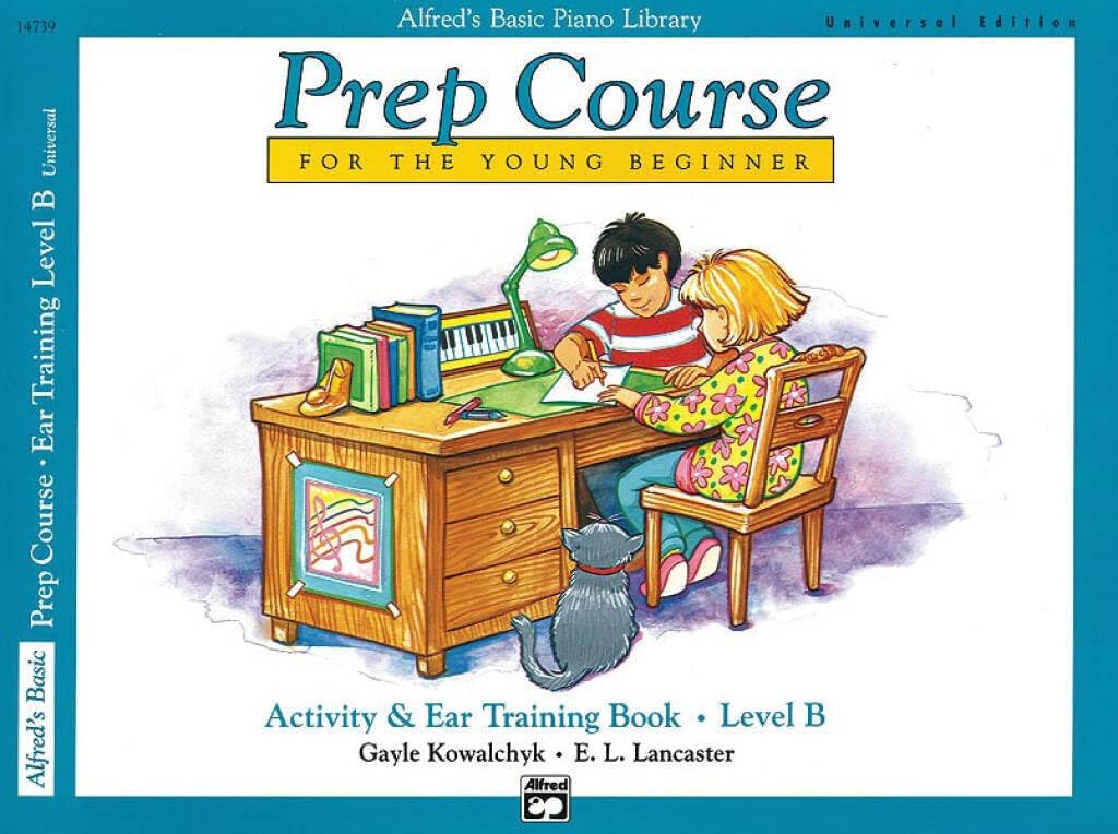 Alfred's Basic Piano Prep Course Activity & Ear Training Level B (Alfred's Basic Piano Library) - Image 1