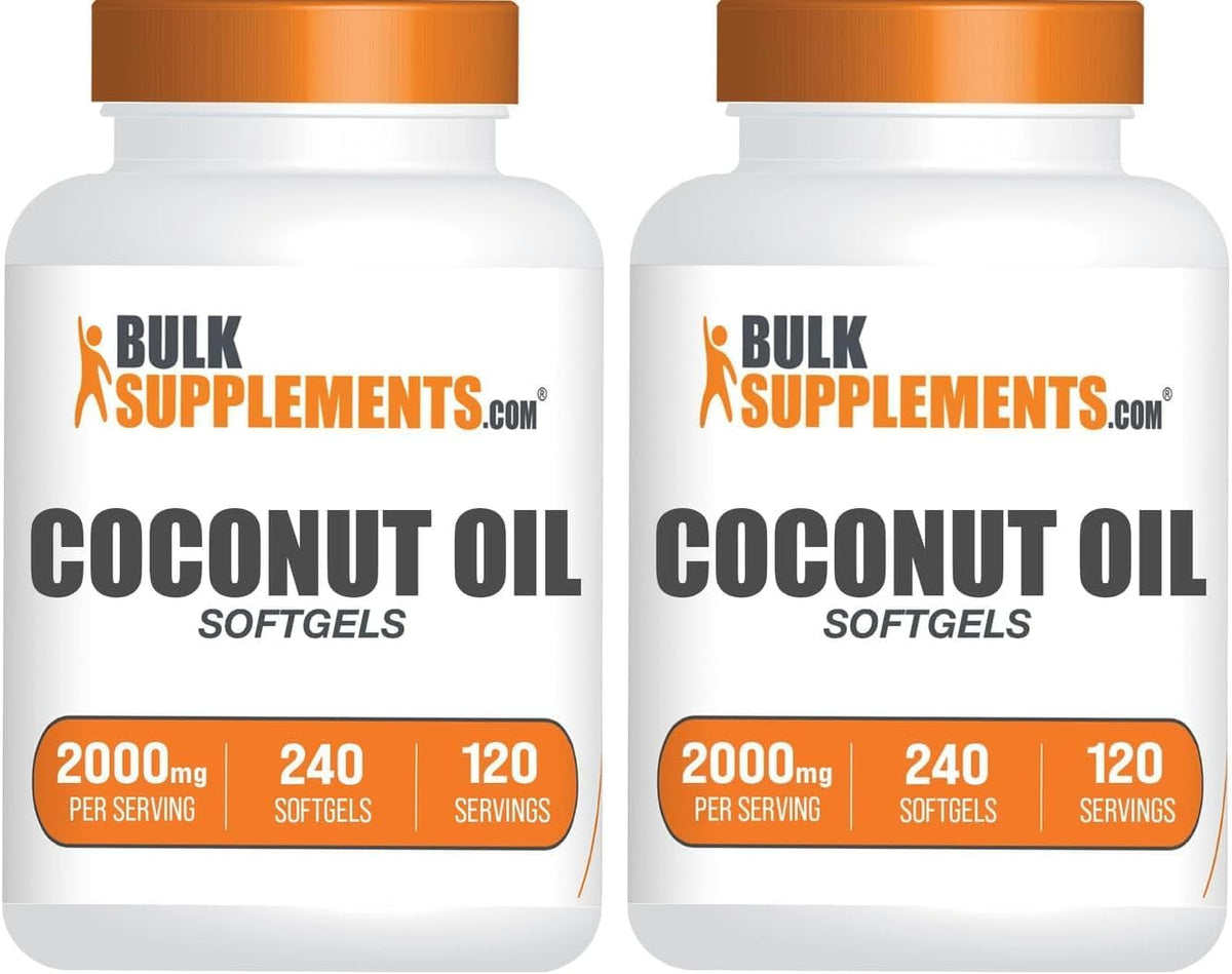 BulkSupplements dietary supplement herbal softgels capsule close up view