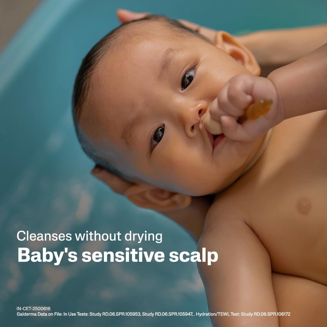 Cetaphil baby shampoo side profile 200ml bottle