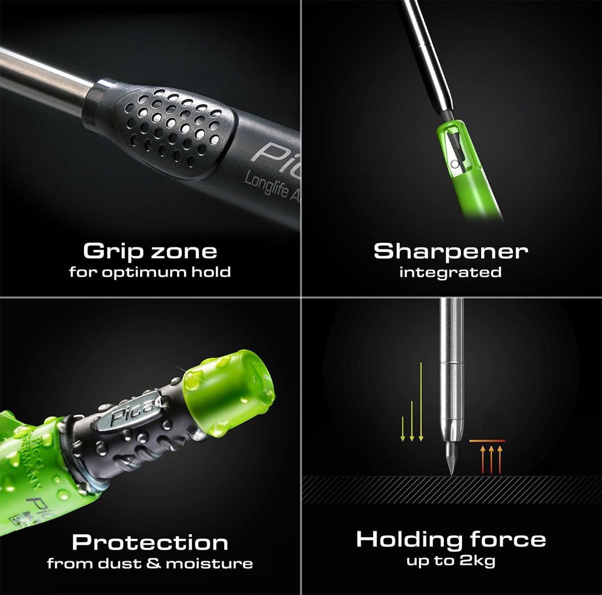 Pica dry automatic pencil side profile
