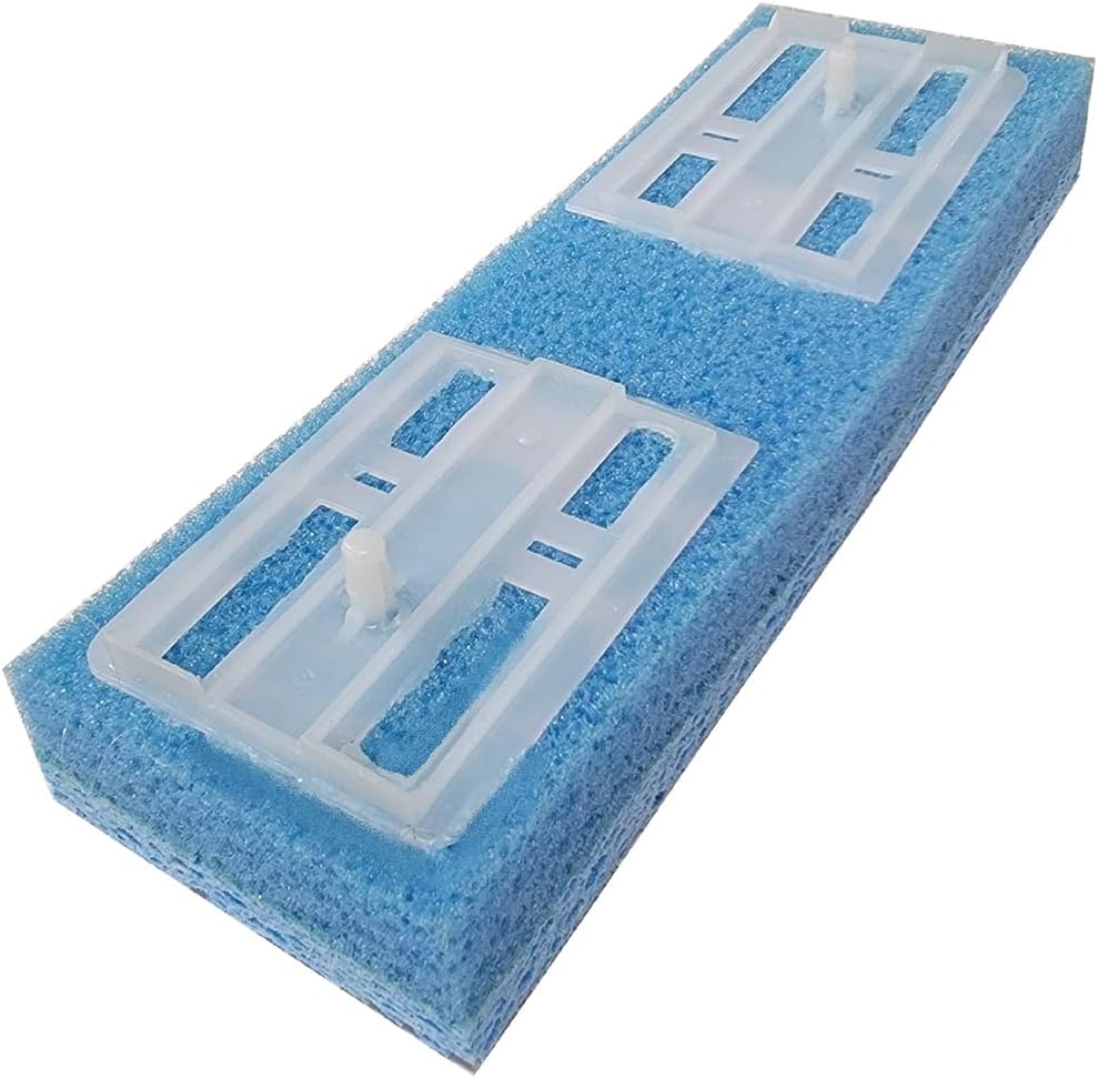 HOMEMAID cellulose butterfly mop replacement refill sponge front view showing blue dual layer foam