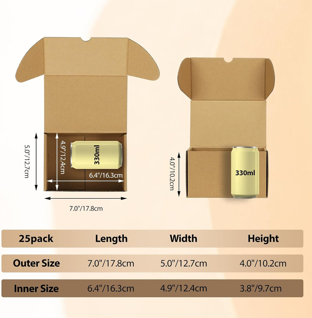 RLAVBL cardboard box flat packed for storage