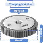 Eyech M10 quick release nut showing threading details