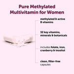 Micro Ingredients Pure Methylated Multivitamin for Women 32-in-1 formula ingredient highlights