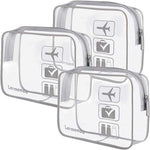 Lermende Clear Toiletry Bag TSA Approved Quart Size Travel Carry On - 2Pcs - Image 15