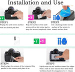Completed full coverage protection on Nikon camera monitor