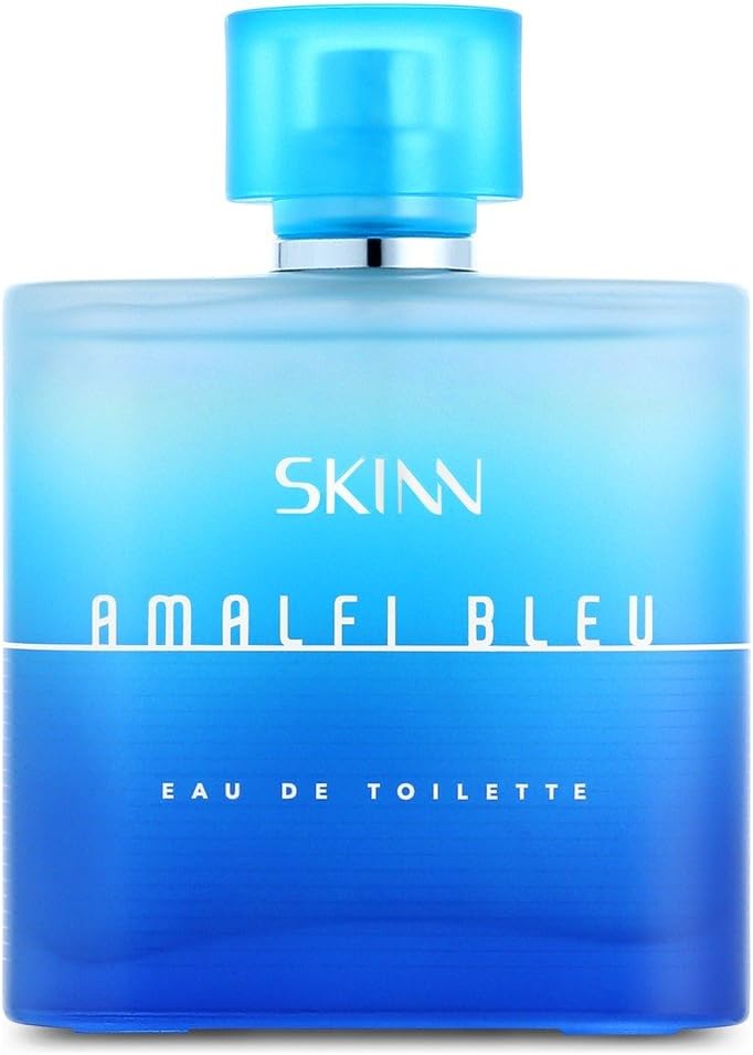 Skinn by Titan Amalfi Bleu 90ml spray bottle packaging