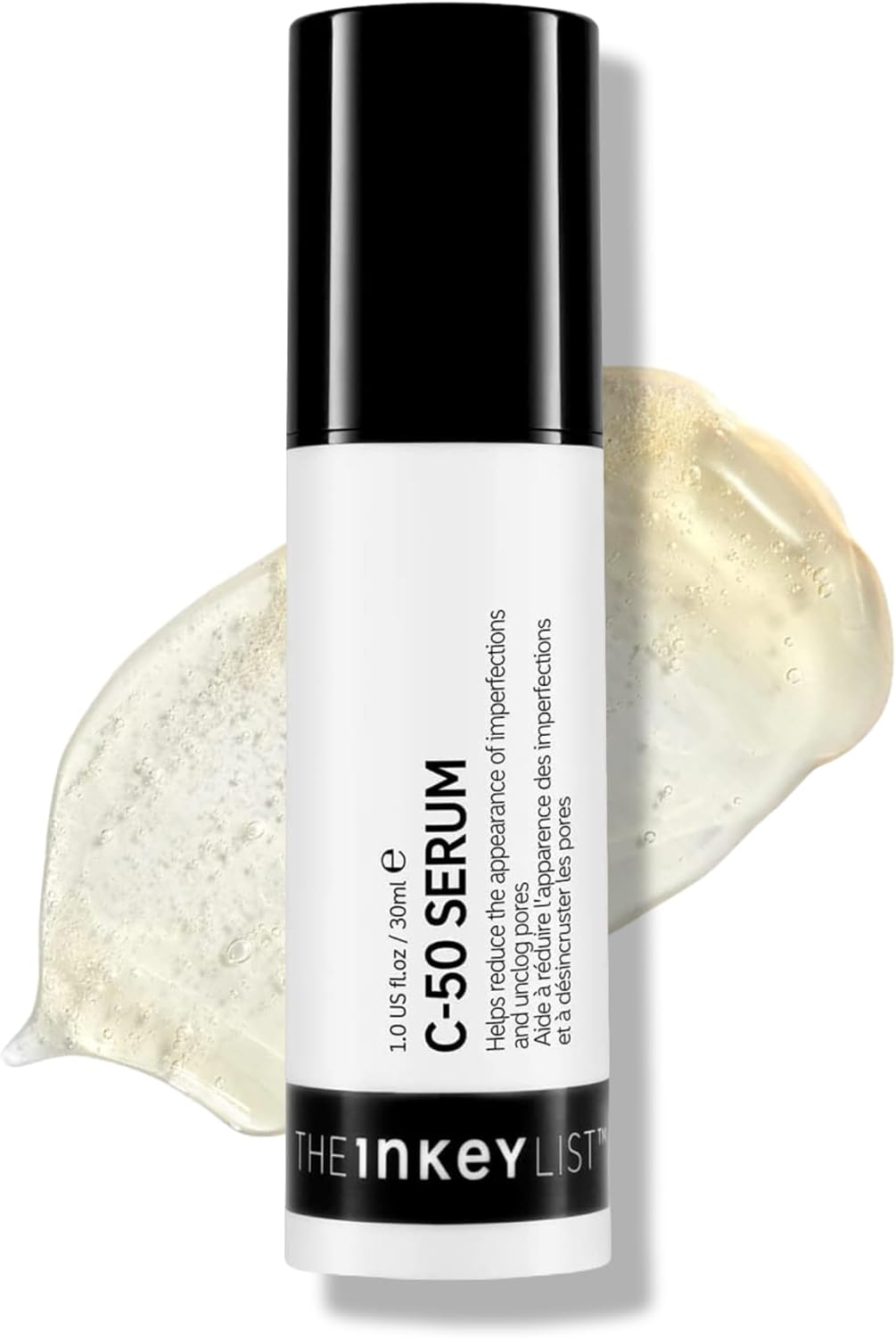 The Inkey List C-50 Blemish Night Treatment front view bottle