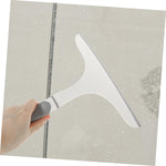 CHILDWEET glass cleaning tool showing flexible rubber blade