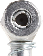 Lumax grease coupler connected for hard-to-reach vehicle grease fittings.