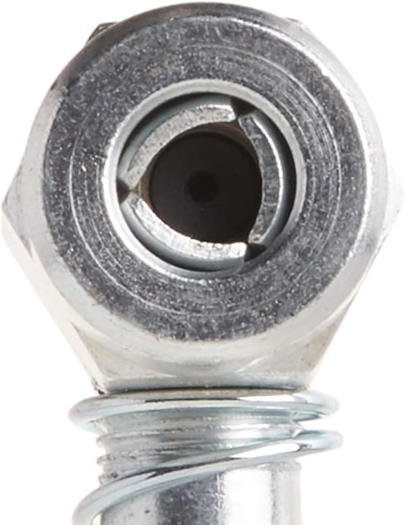 Lumax grease coupler connected for hard-to-reach vehicle grease fittings.