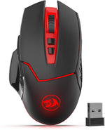 Redragon M690 PRO Wireless RGB Gaming Mouse 8000 DPI Remapping Keys | Cable-Free 0 Delay, Rapid-Fire Macro Keybinds, Vibing Backlight, Ergonomic Grip Body Comfort - Image 11