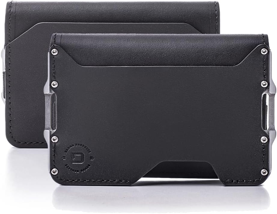 Dango tactical wallet lifestyle display with cards and cash