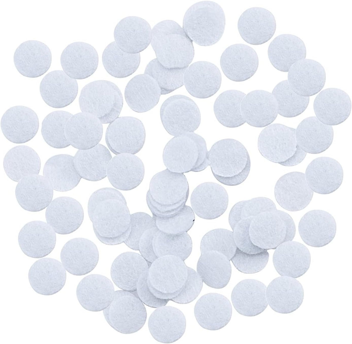 PETDCHEB microdermabrasion cotton filters 10mm front view of bulk pack