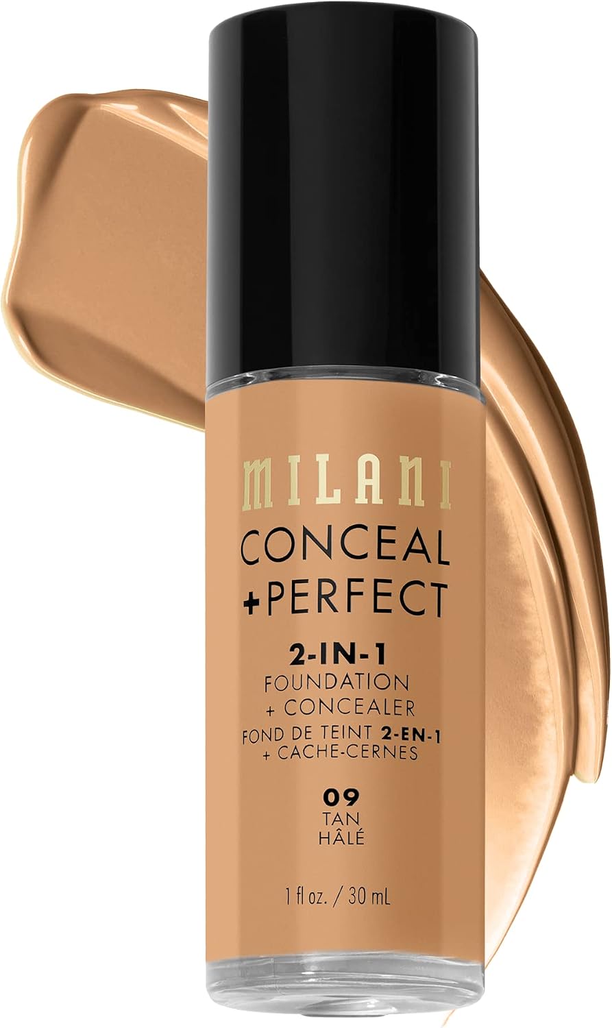 Milani Conceal + Perfect 2-in-1 Foundation + Concealer for a Flawless Complexion, Under Eye Corrector, Cover Redness and Imperfections, Waterproof and Sweatproof - 05-Warm Beige - Image 15