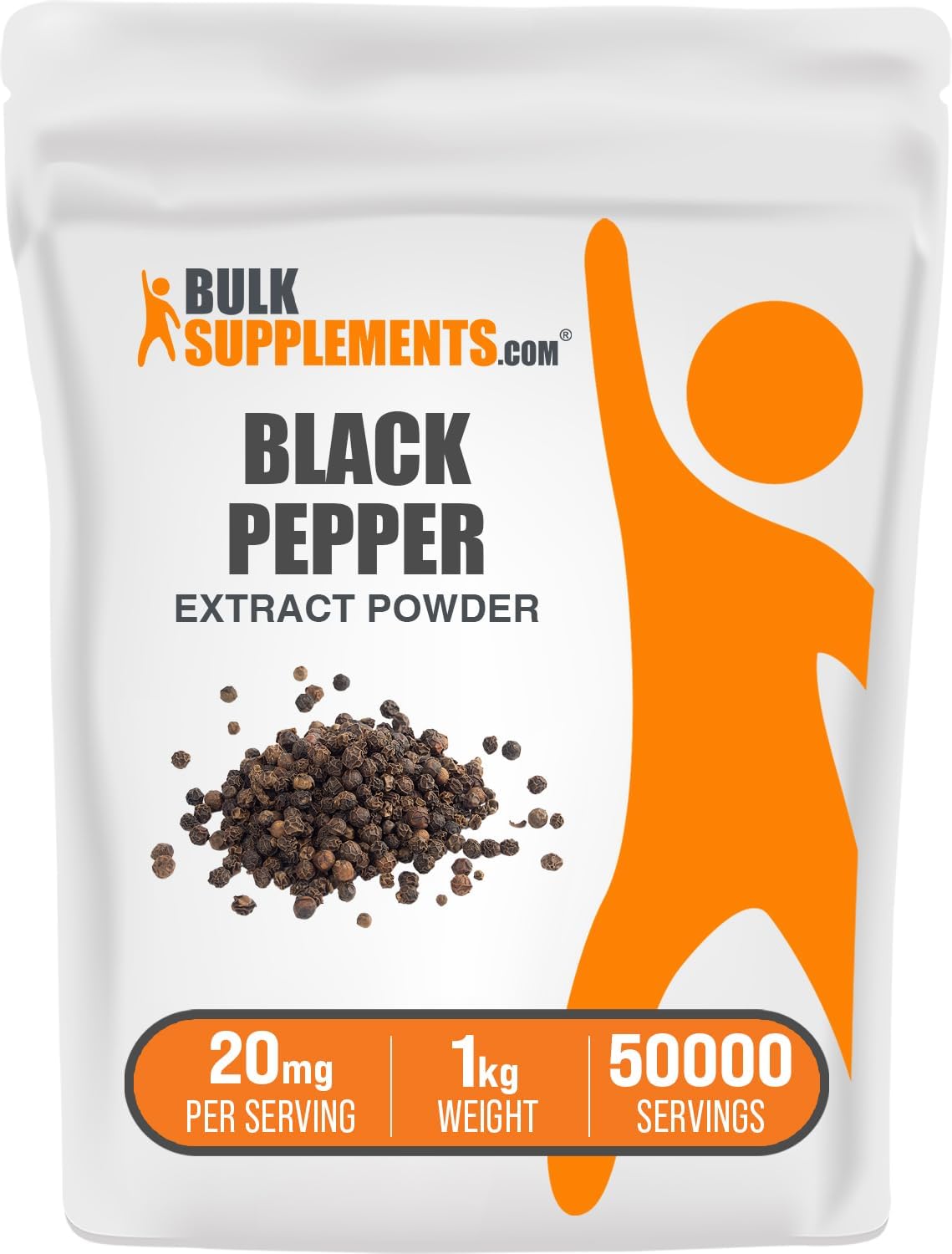 Black pepper extract powder measurement guide