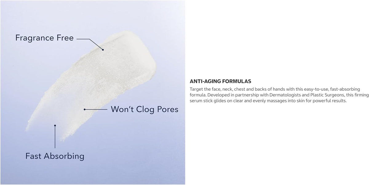 Two pack of RoC Derm Correxion firming sticks showing clear formula