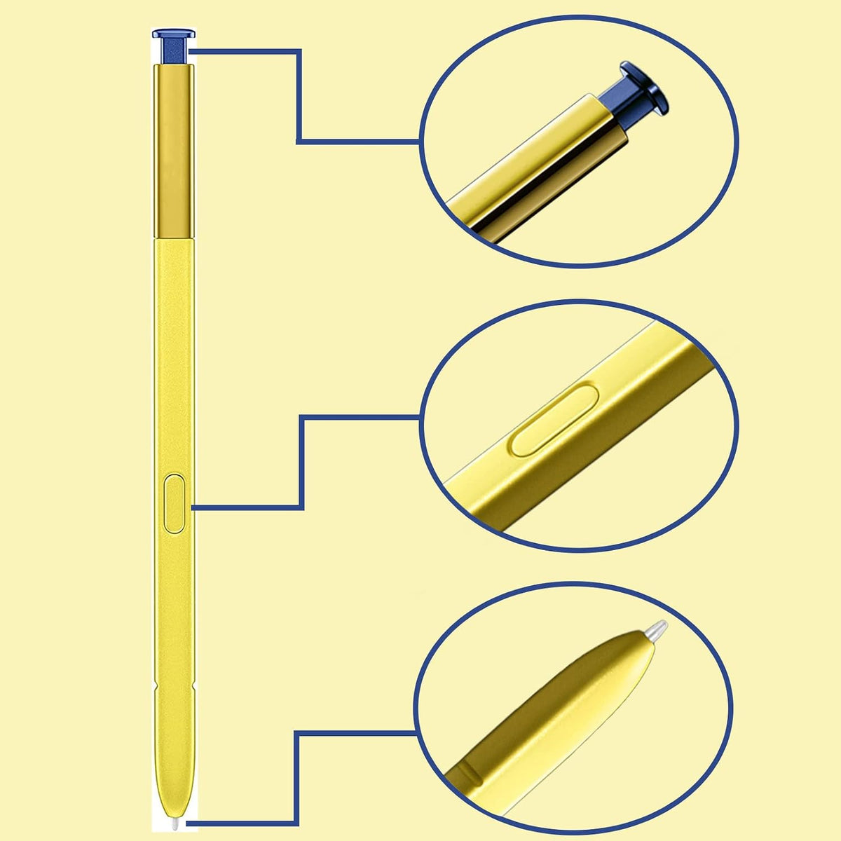 Two pack Galaxy Note 9 touch screen pens displayed together