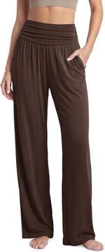 ODODOS Women's Wide Leg Palazzo Lounge Pants with Pockets Light Weight Loose Comfy Casual Pajama Pants-26/28/30"/32" Inseam - Image 13