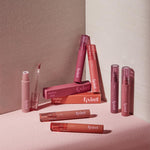 ETUDE hydro-matte fixing tint liquid lipstick bottle highlighting its compact four gram size.