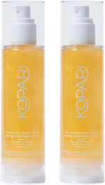 Kopari Sun Shield Body Glow, Broad Spectrum SPF 30, Lightweight Shimmering Gel Texture Absorbs Quickly, Non Sticky, Glowing Results, Golden Amber 5 oz - Image 12