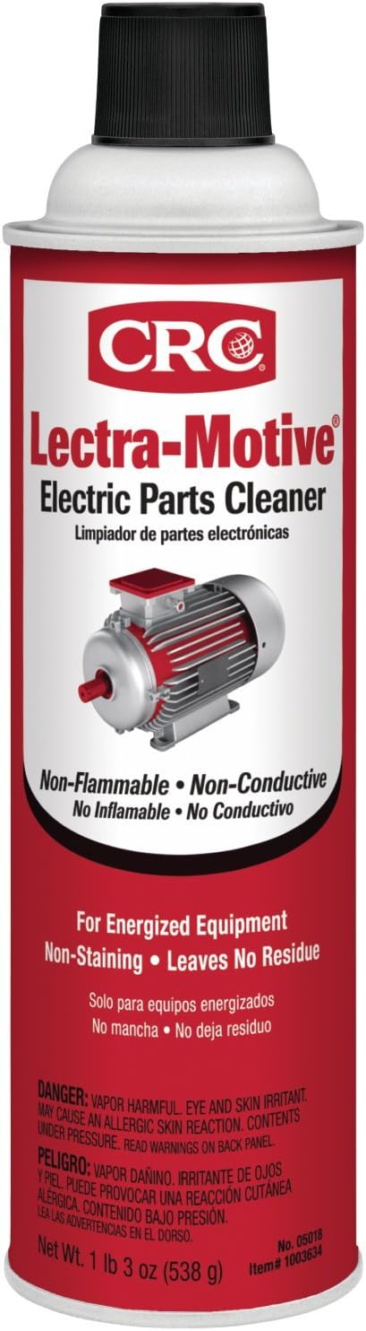 CRC 05018 Lectra-Motive Electric Parts Cleaner aerosol can front view