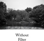Tiffen Yellow 8 camera filter mounted on lens