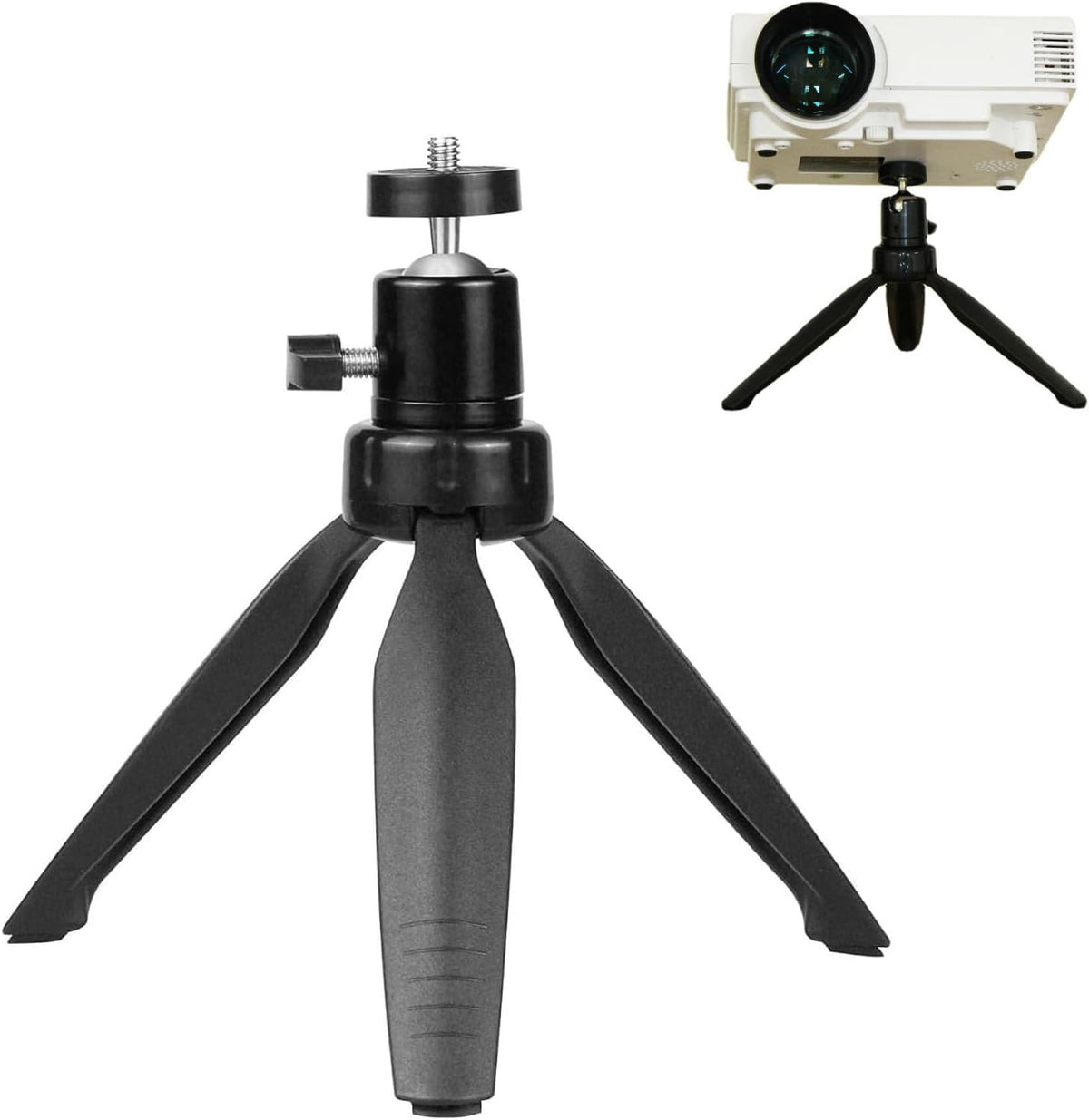 KPPTYTY mini projector tripod mount front view