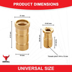 The Door Bull safety pool cover anchors with screw bolts