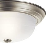 Kichler lighting fixture mounted on ceiling