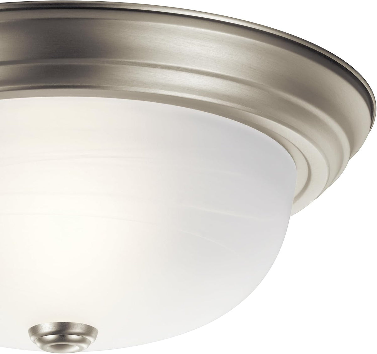 Kichler lighting fixture mounted on ceiling