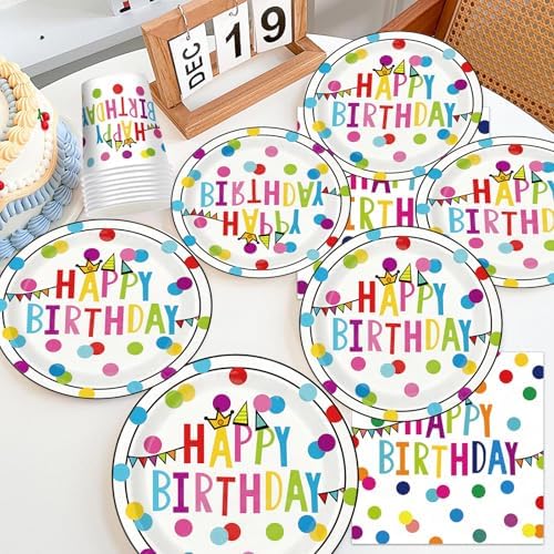 Decorlife festive tableware for birthday party celebration