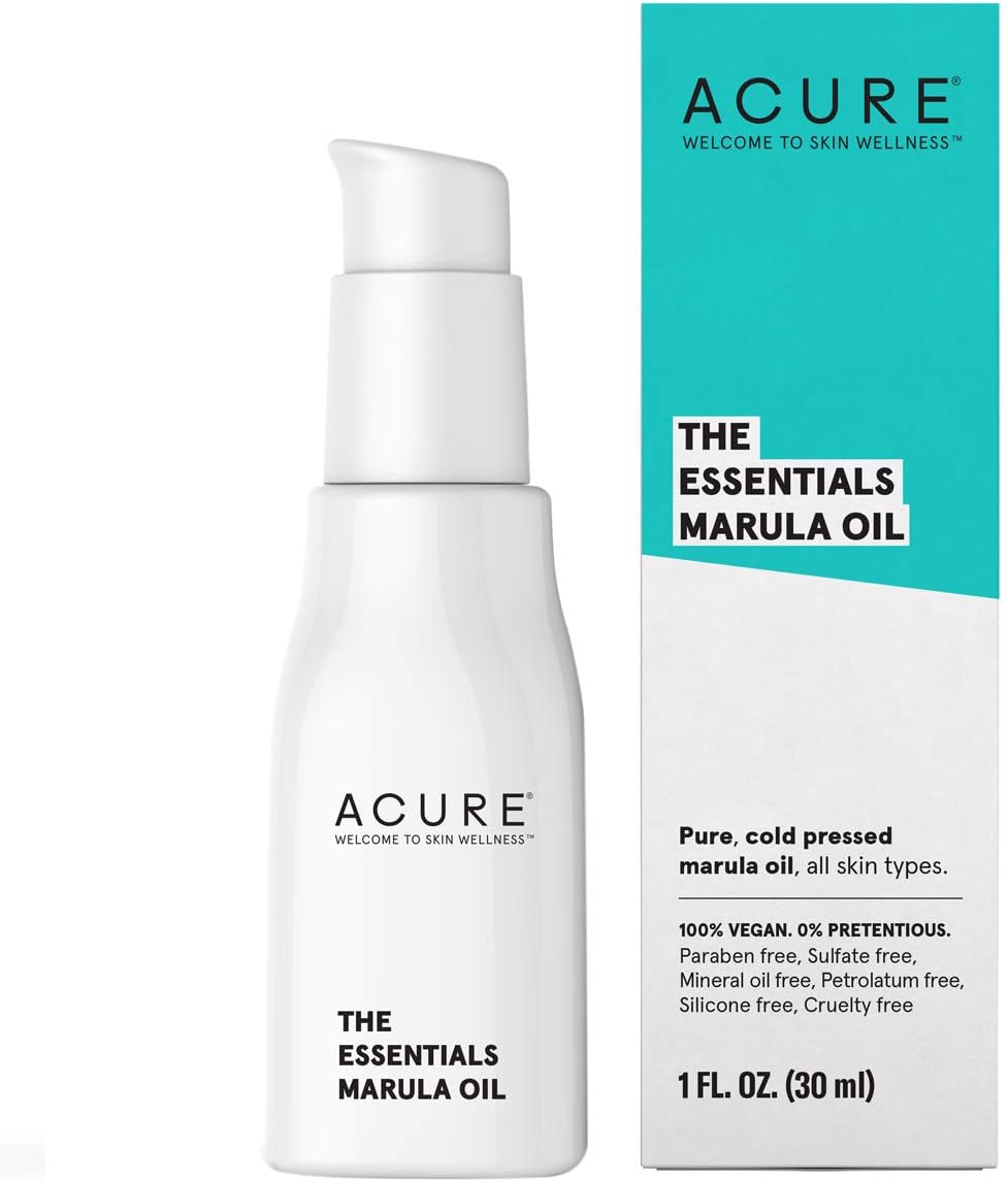 Acure The Essentials Marula for Dry Skin & Hair Oil, 1 Oz - Image 1