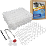 Full contents of Ley's 12 pack cat deterrent mat set