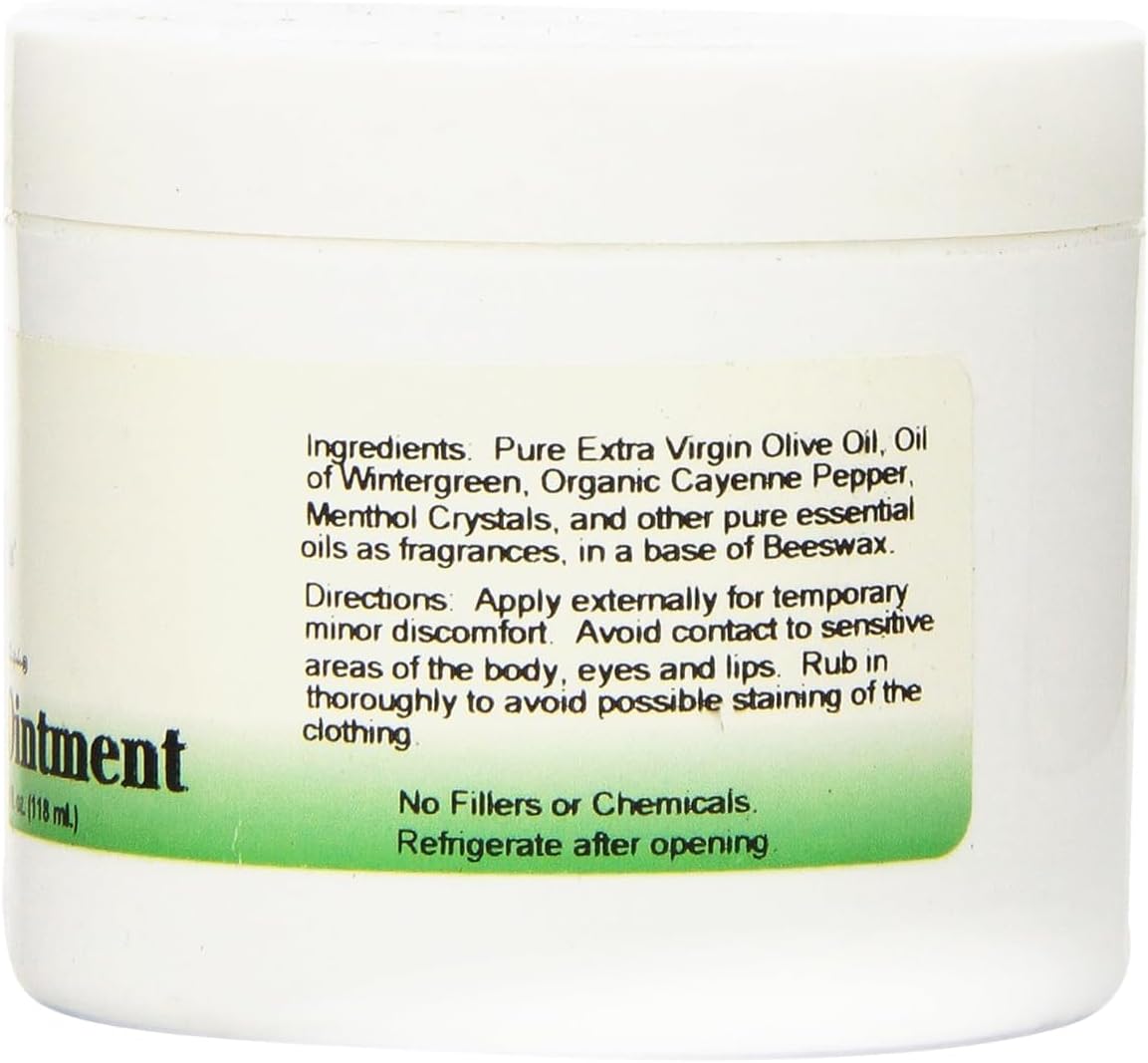 Christopher's Original Formulas Cayenne Heat Ointment ingredient label details