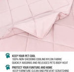 PetAmi Premium Cooling Dog Blanket | Lightweight Fluffy Pet Throw Blanket Bed Cover for Dogs, Cat, Puppies | Pet Blanket Furniture Protector Couch Sofa | Reversible Fuzzy Cozy | 24x32, Light Grey - Image 13