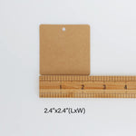 Laoban blank brown cardstock price labels stack