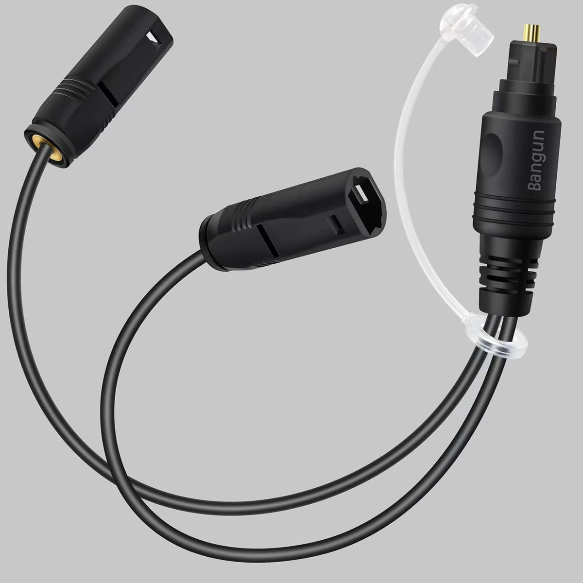 Bangun 1x2 Digital Audio Splitter front view showing male input