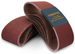 POWERTEC 3 x 18 Inch Sanding Belts, 40 Grit Aluminum Oxide Belt Sander Sanding Belt for Portable Belt Sander, Wood & Paint Sanding, Metal Polishing, 10PK (110860) - Image 9