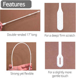 SC SCRATCH 'N' CLEAN 17 inch cast scratcher dual ends closeup