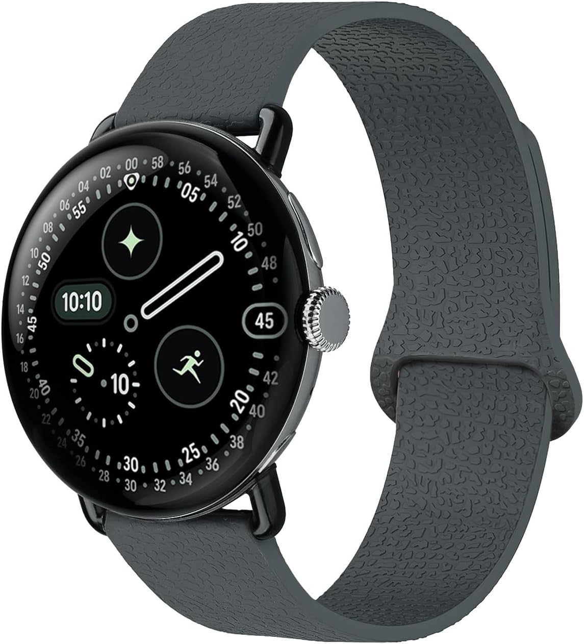 Magnetic Bands Compatible with Google Pixel Watch 4 3 45mm Band | Upgraded All-Metal Connector, Soft Silicone Strong Magnet Sport Strap for Pixel 3 4 Watch Band 45mm for Men Women - Image 11