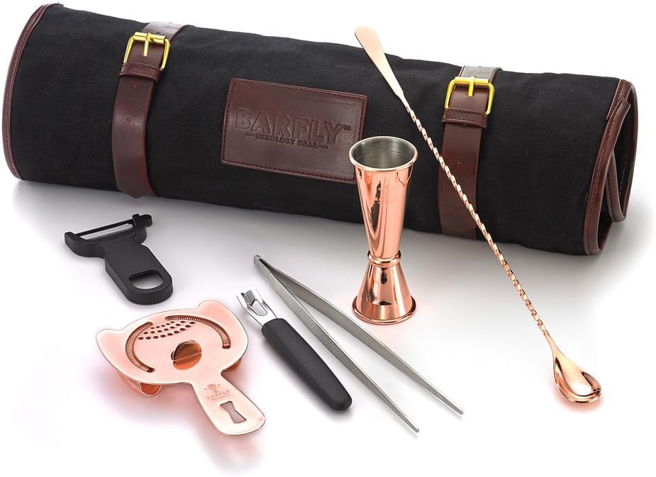 Barfly Bar Sets, One Size, Antique Copper - Image 13