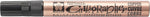 Sakura calligraphy marker writing on paper surface