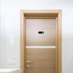 MAGICLULU adhesive backed door sign profile angle view
