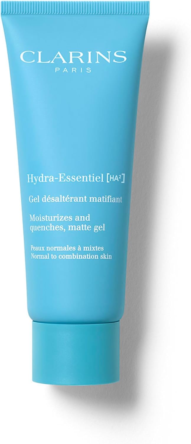 Clarins Hydra Essentiel Matte Gel front view moisturizer tube