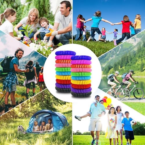 Stack of 40 individually wrapped mosquito repellent bands